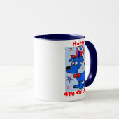 コーヒ最高のーマグ – 7月4日ギフト – 祝日 マグカップ (正面右)
