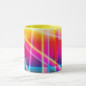 コーヒ最高のーマグ – NEON LIGHTSデザイナーマグ マグカップ (中央)