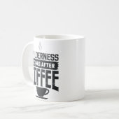 コーヒ来ーの後の荒野 コーヒーマグカップ (正面左)