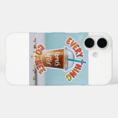 コーヒ来ーの後 Case-Mate iPhoneケース (裏面 (横))