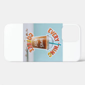 コーヒ来ーの後 Case-Mate iPhoneケース (裏面 (横))