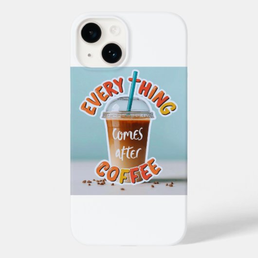 コーヒ来ーの後 Case-Mate iPhoneケース (裏面)