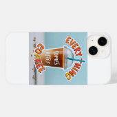 コーヒ来ーの後 Case-Mate iPhoneケース (裏面 (横))