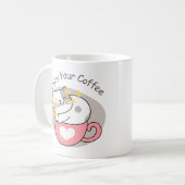 コーヒ楽しむー コーヒーマグカップ (正面左)