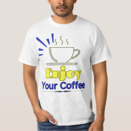 コーヒ楽しむーTシャツ Tシャツ