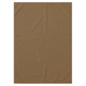 コーヒ無地のー茶 テーブルクロス (正面)