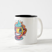 コーヒ熱狂するーマグ ツートーンマグカップ (正面右)