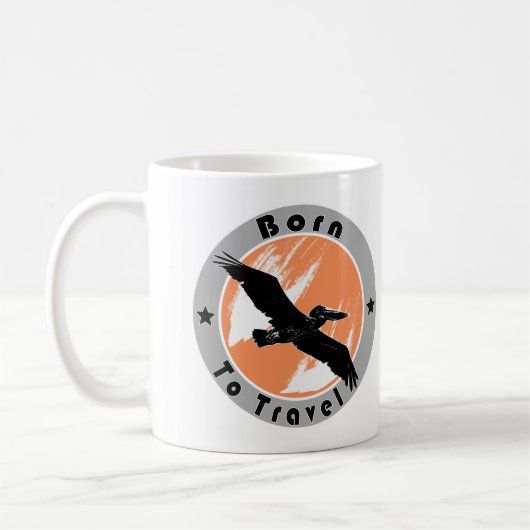 コーヒ生まれー・マグカップを旅行する コーヒーマグカップ (左)