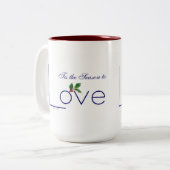 コーヒ祝ーマグを愛する季節が来た! ツートーンマグカップ (正面左)