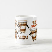 コーヒ笑わされるーマググ コーヒーマグカップ (中央)