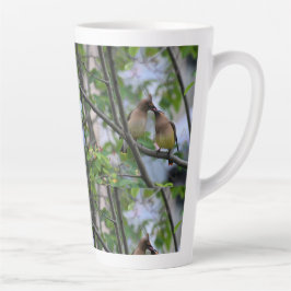 コーヒ素晴らしーは私をベリー幸せにする – 大きなマグカップ カフェラテマグ