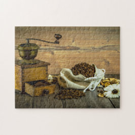 コーヒ素朴ーグラインダー写真 ジグソーパズル