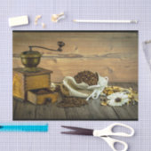 コーヒ素朴ーグラインダー写真 薄葉紙 (クラフト)