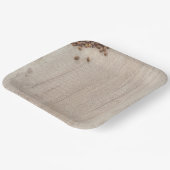 コーヒ素朴ープレート ペーパープレート (傾斜あり)