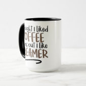 コーヒ考えーが好き..... マグカップ (正面左)