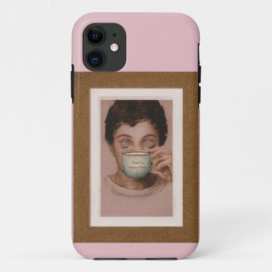 コーヒ芸術的ーモーメントのモバイルケース Case-Mate iPhoneケース (裏面)