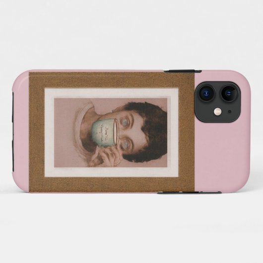 コーヒ芸術的ーモーメントのモバイルケース Case-Mate iPhoneケース (裏面(横))