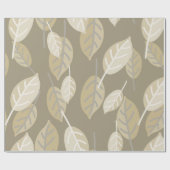 コーヒ葉ー包装紙 ラッピングペーパー (フラット)