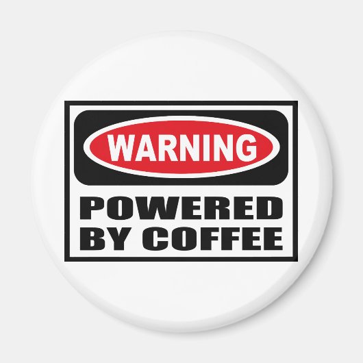 コーヒ警告ー磁石で動く マグネット (正面)