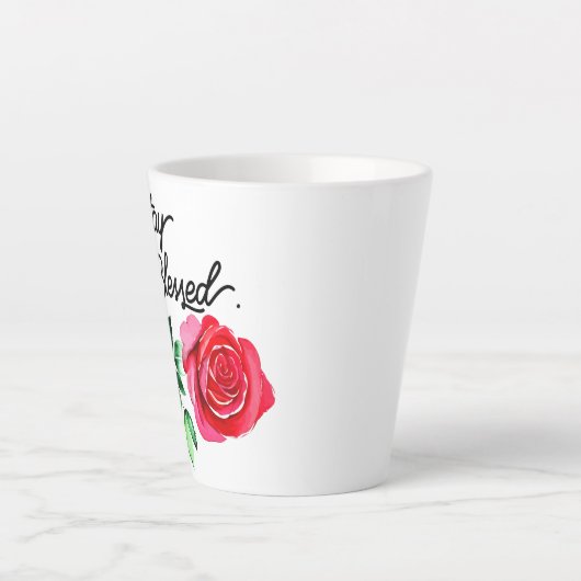 コーヒ賛美ーマグ カフェラテマグ (正面)