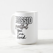 コーヒ賛美ー⛪︎マグカップ15oz コーヒーマグカップ (正面左)