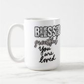 コーヒ賛美ー⛪︎マグカップ15oz コーヒーマグカップ (左)