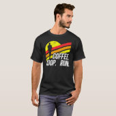 コーヒ走ーおもしろい走ウンチトレイルGraphic_8 Tシャツ (正面フル)