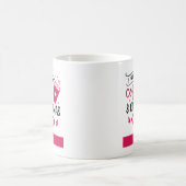 コーヒ走ーとクリスマスの応援名 コーヒーマグカップ (中央)