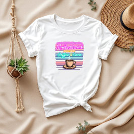 コーヒ走ーと愛の母性 | おもしろい母 Tシャツ