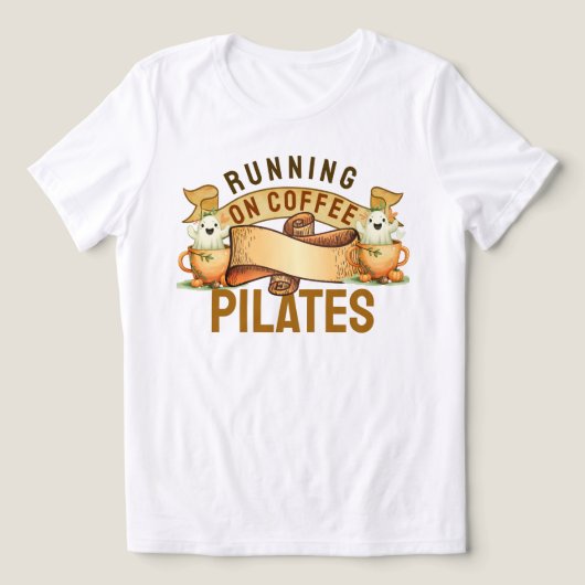 コーヒ走ーのピラティス トライブレンドTシャツ (デザイン正面)