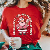 コーヒ走ークリスマス応援ティー Tシャツ