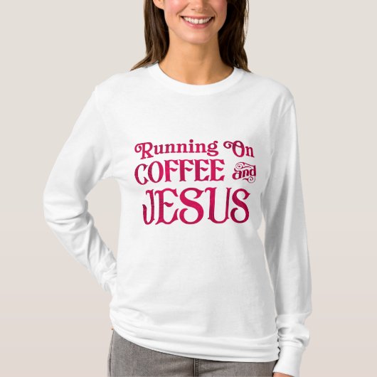 コーヒ走ー&イエスのコーヒー Tシャツ (正面)