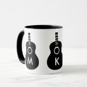 コーヒ転がーとパーソナライズされた、 マグカップ (正面左)
