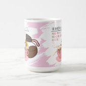 コーヒ間抜けーマググ |マグカップの女の子コーヒーマグ コーヒーマグカップ (中央)
