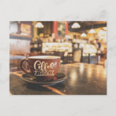 コーヒ魅力的ー時間 ポストカード (正面)