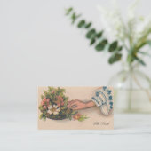 コービクトリアンリングカード – フラワーボウル 名刺 (スタンド正面)