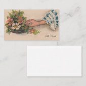 コービクトリアンリングカード – フラワーボウル 名刺 (正面/裏面)