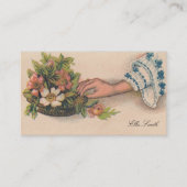 コービクトリアンリングカード – フラワーボウル 名刺 (正面)