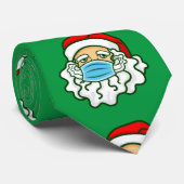コービッドクリスマス顔マスクのサンタクロースひげ ネクタイ (ロール)