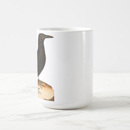 コービッドバードカラスまたはレイヴンコーヒーマグ コーヒーマグカップ (中央)