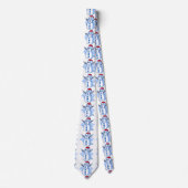 コービデおもしろいィスクリスマストイレ紙雪だるま ネクタイ (正面)