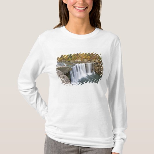 コービン近くのカンバーランド滝州立公園 ケンタッキー州 Tシャツ (正面)