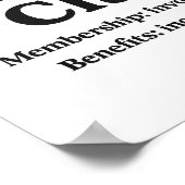 コーピングクラブ – ポスター (角)