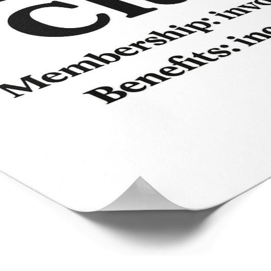 コーピングクラブ – ポスター (角)