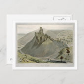 コーフェ城航海のまわりにイギリス ポストカード (正面/裏面)