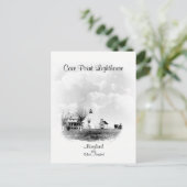 コーブポイントライトハウスメリーランド ポストカード (スタンド正面)