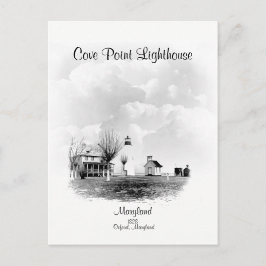 コーブポイントライトハウスメリーランド ポストカード (正面)