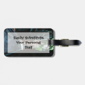 コーブルストーン通りビーコンヒルボストン抽象芸術 ラゲッジタグ (裏面横)