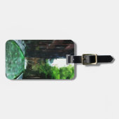 コーブルストーン通りビーコンヒルボストン抽象芸術 ラゲッジタグ (正面横)