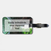 コーブルストーン通りビーコンヒルボストン抽象芸術 ラゲッジタグ (裏面横)